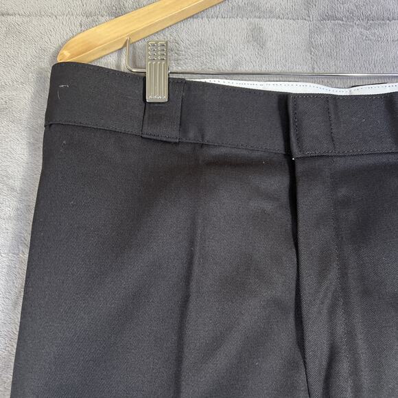 Dickies 874 Pants 36x36 Black Original Fit Work School Uniform Straight Leg NEW - Picture 2 of 11